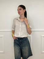 Camicia Over In Lino 1789 Beige