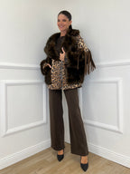 Pelliccia Animalier Frange DL30100