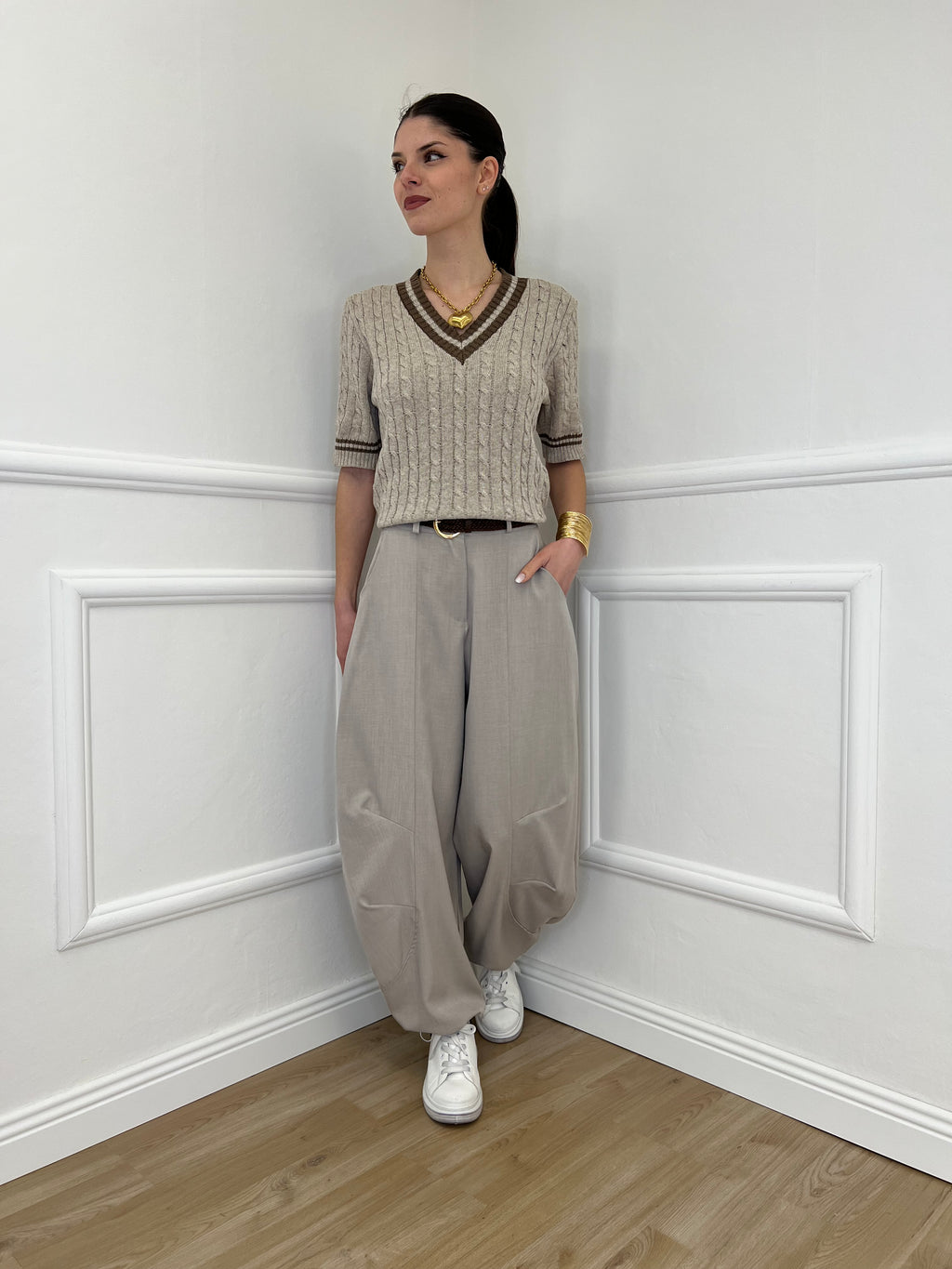 Pantalone Parachute Balloon 28894 Taupe