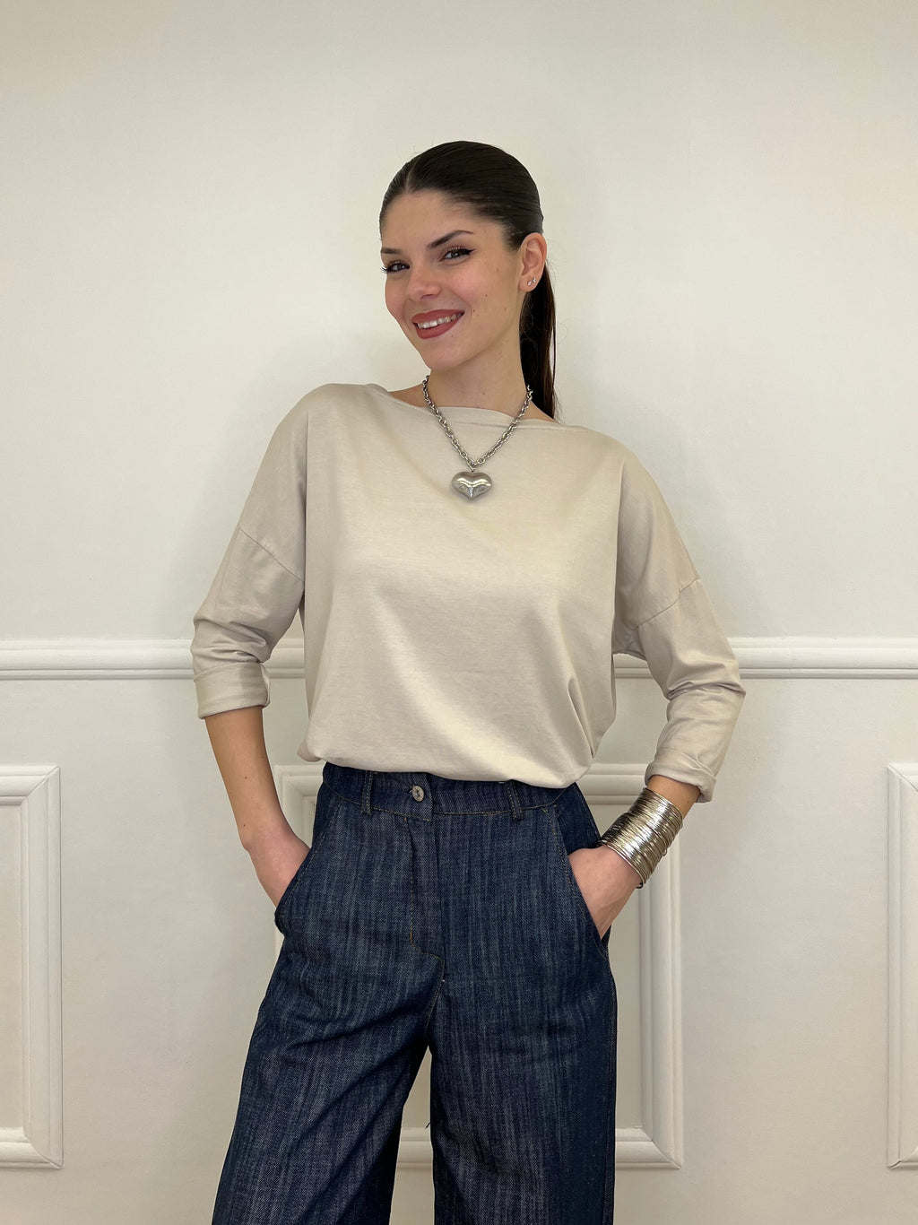 Maglia Scollo a Barchetta 2158