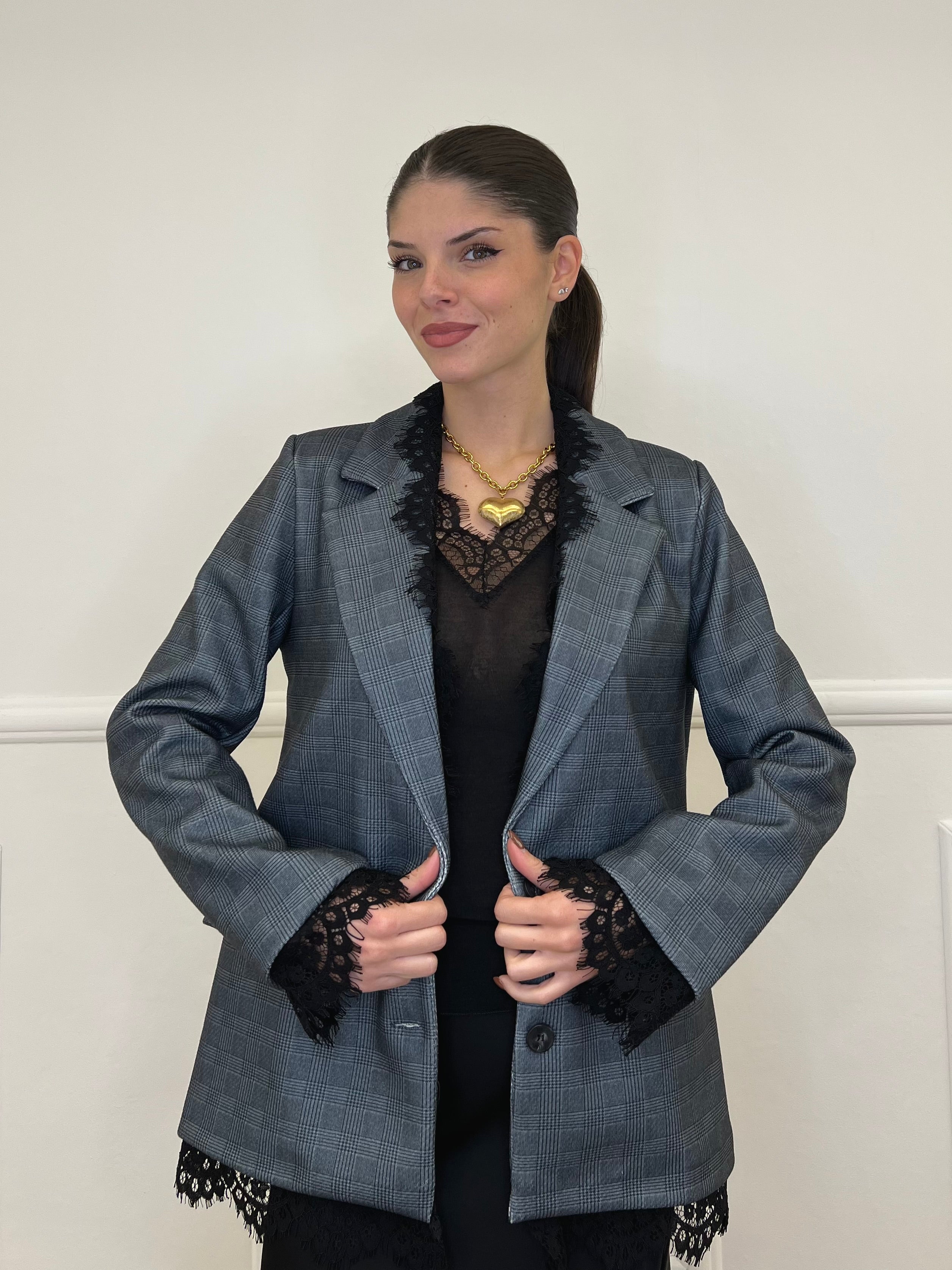 Giacca Galles Pizzo 251078 Grigio