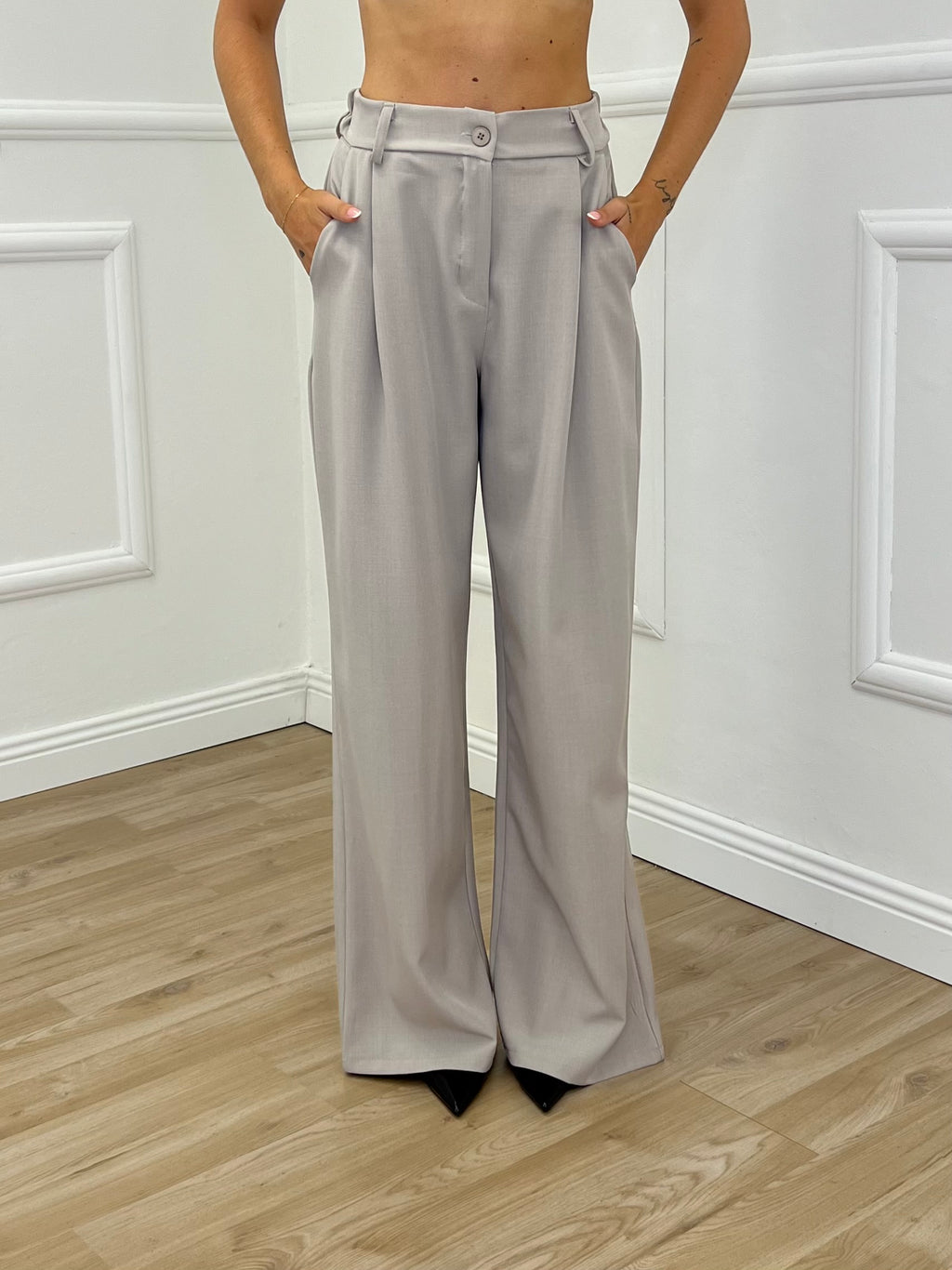 Tailleur Con Cintura 51025 Taupe