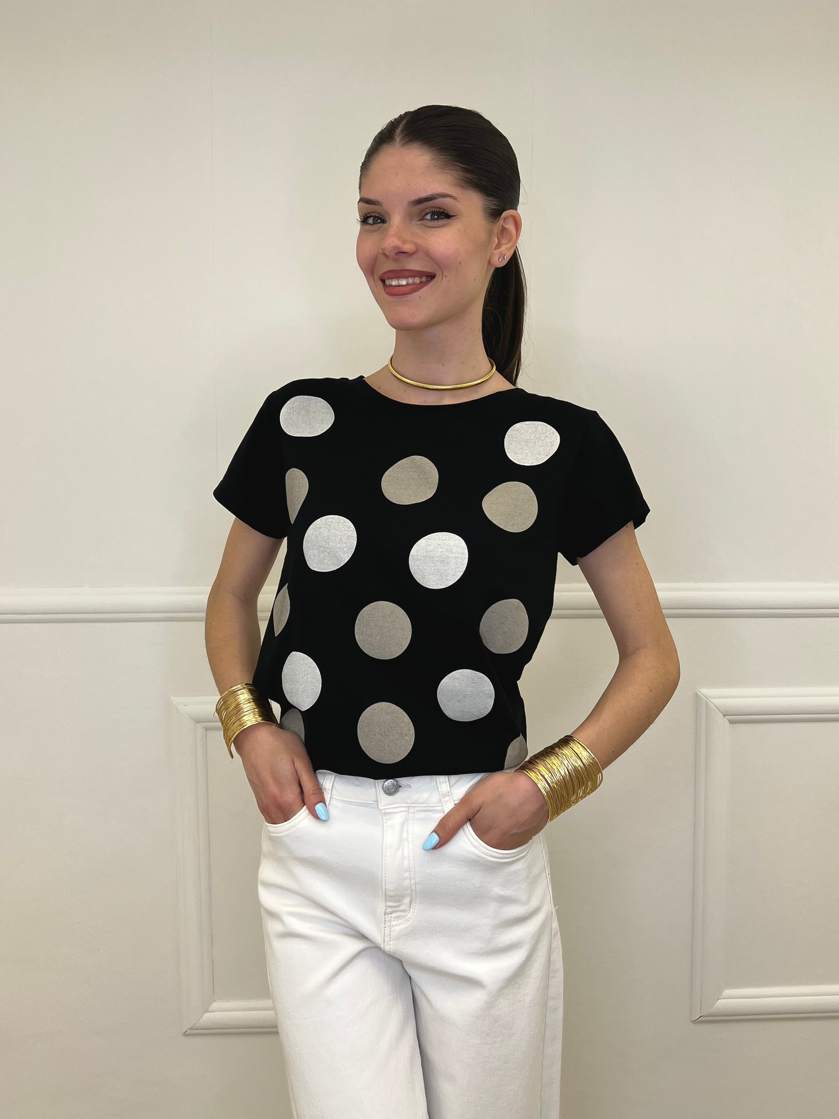 T-shirt Regular Fit Pois