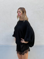 Maglia Mohair Pipistrello A132 Nero