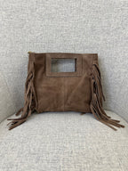 Mini Bag Vera Pelle Frange Manico VPBF002
