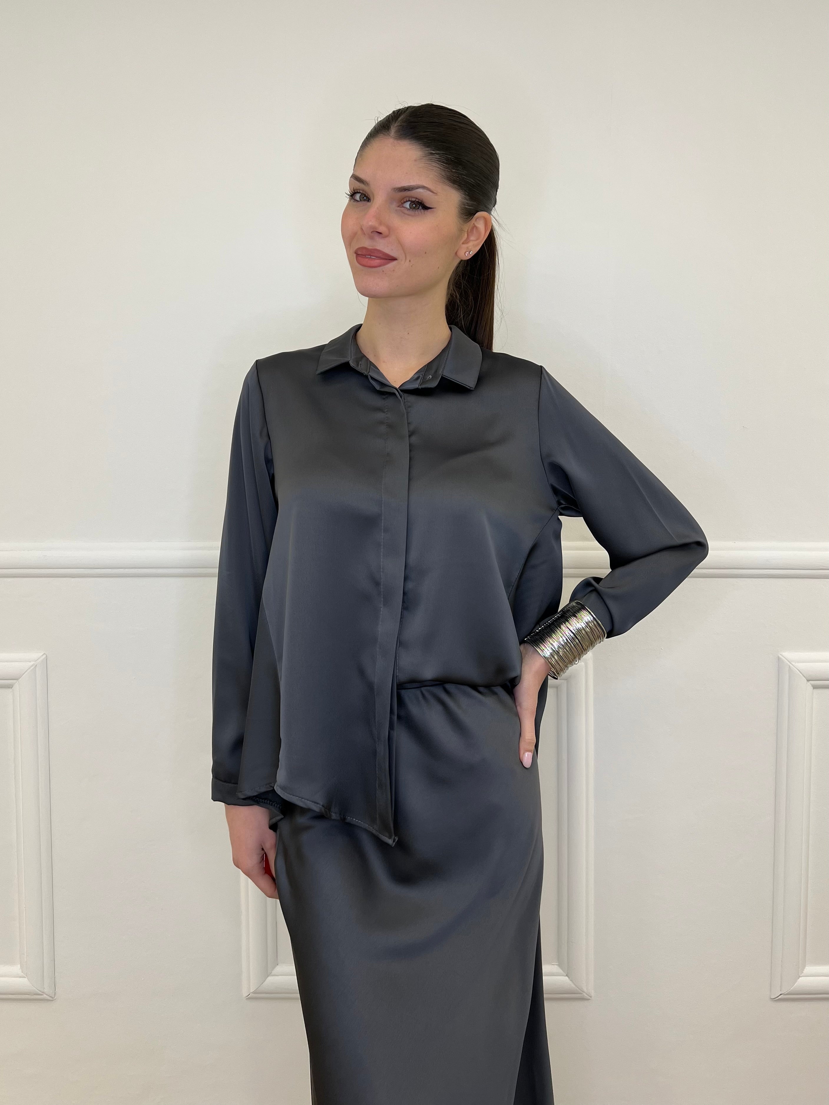 Camicia Over in Satin 2020