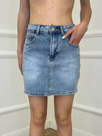 Gonna Corta Denim 22056