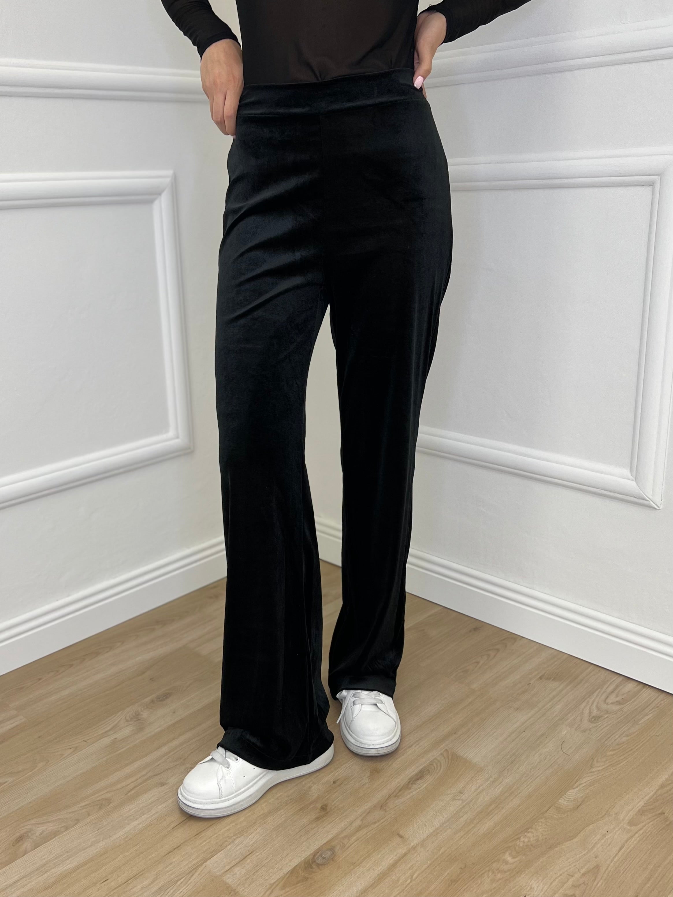 Pantalone Velluto 9857 Nero - Bazar Abbigliamento