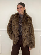 Kalgan AG002 Taupe Fur Coat