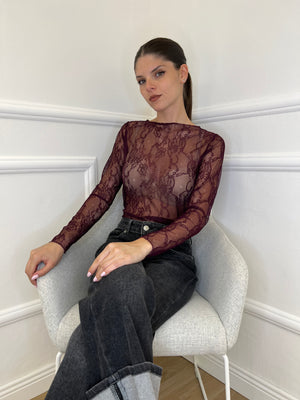 Maglia Pizzo MM188 Burgundy