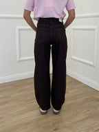 Jeans Balloon H3875-2 Marrone