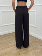 Pantalone Fluido Cady 7270 Marrone