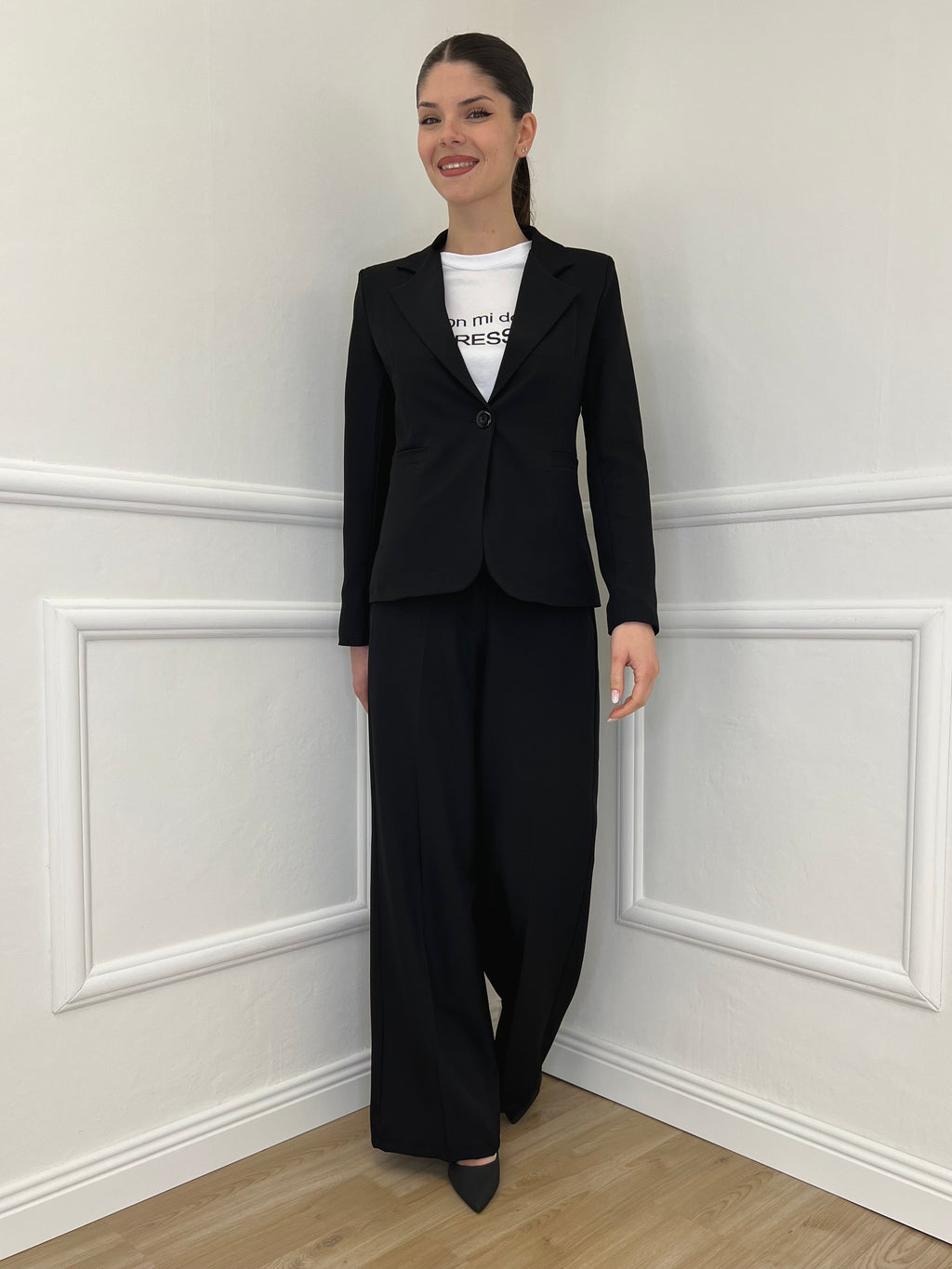 Giacca Corta in Gabardine 1878 Nero