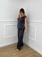 Gilet Chiusura Diagonale 2430 Grigio