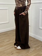 Pantalone Corduroy Cintura 27998 Marrone