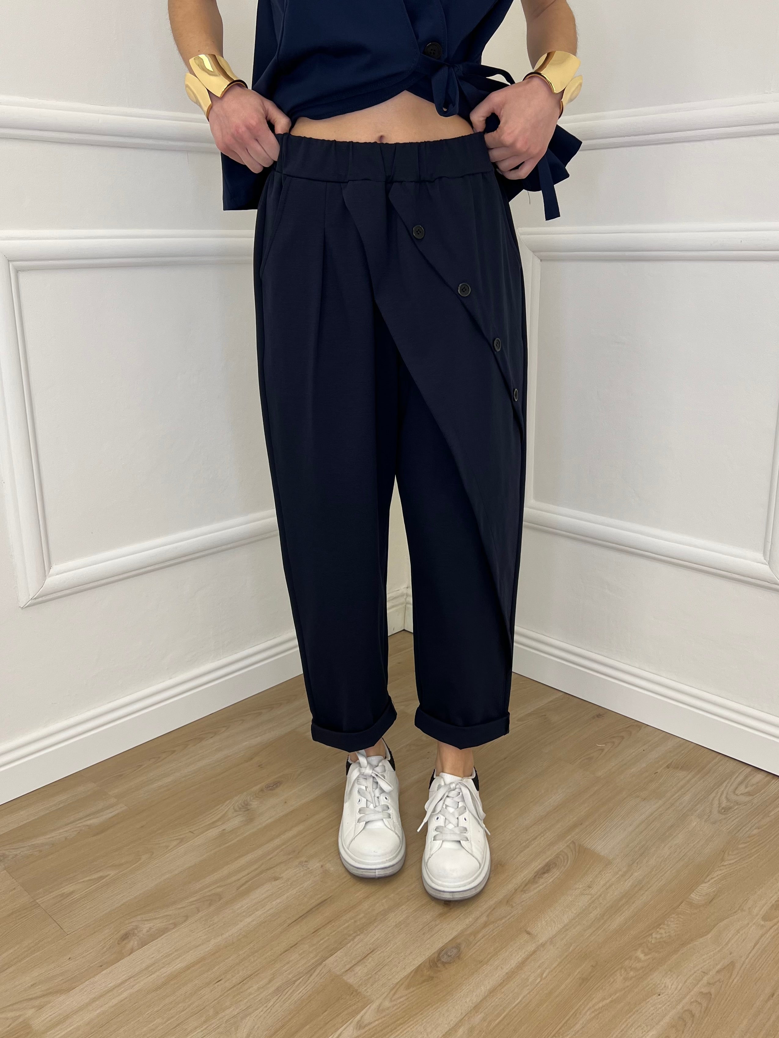 Pantalone Baggy Portafoglio 51256 Blu