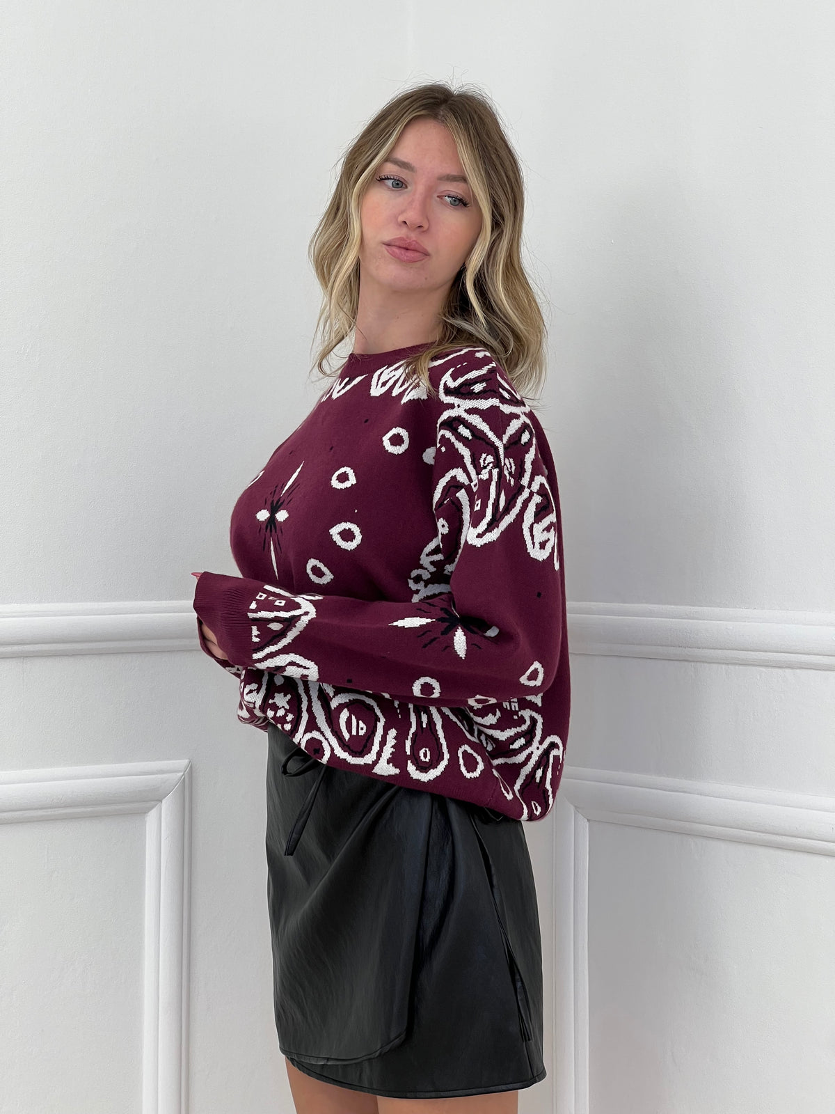 Maglia Bandana 11330 Burgundy