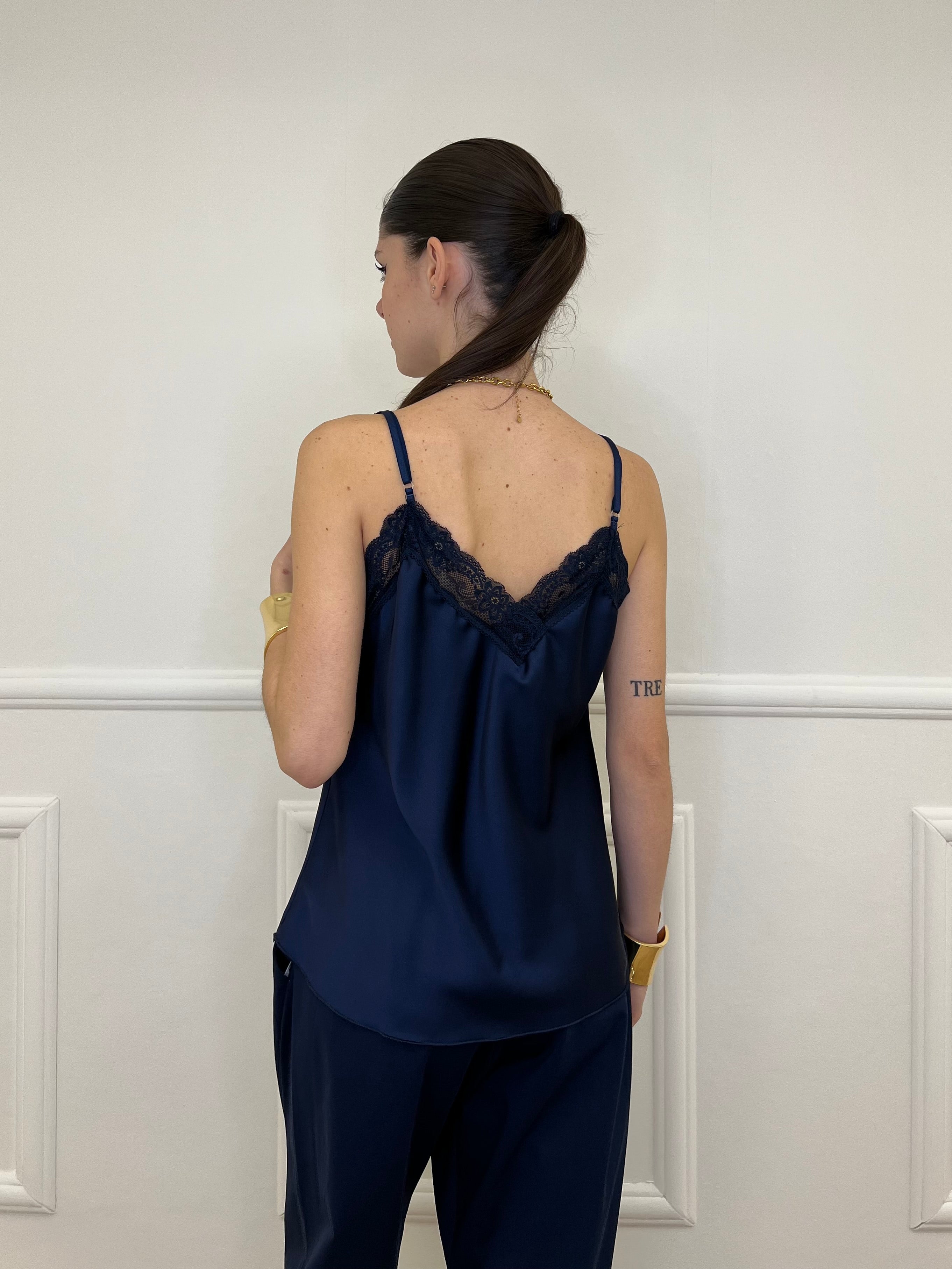 Top Satin Pizzo 1542