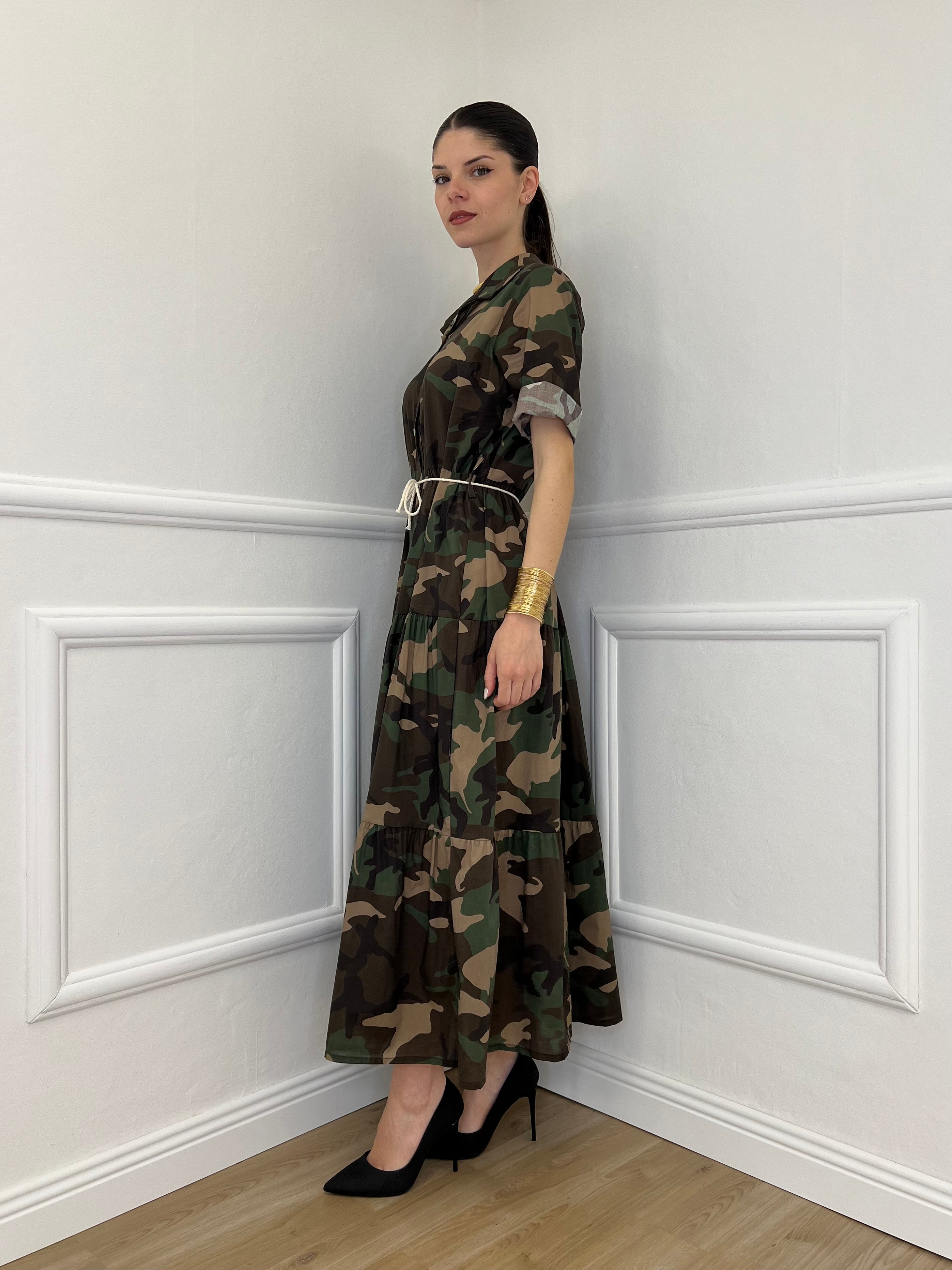 Abito Chemisier Camouflage 32-272