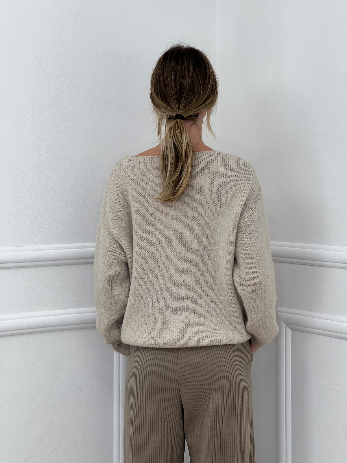 Maglia Alpaca Scollo V 24103
