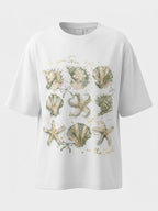 T-shirt Over Conchiglie Strass