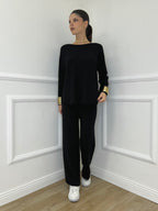 Completo Girocollo 24043 Nero