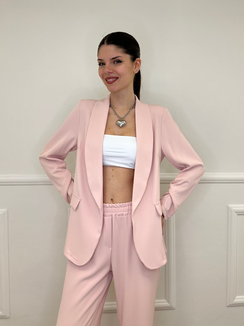 Tailleur Fluido 82068 Rosa