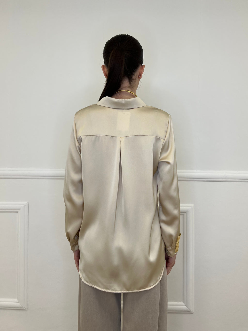 Camicia Satin 261081 Oro