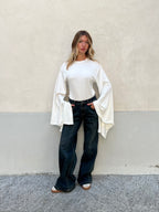 Maglia Manica Ampia Lumina LD6306 Bianco