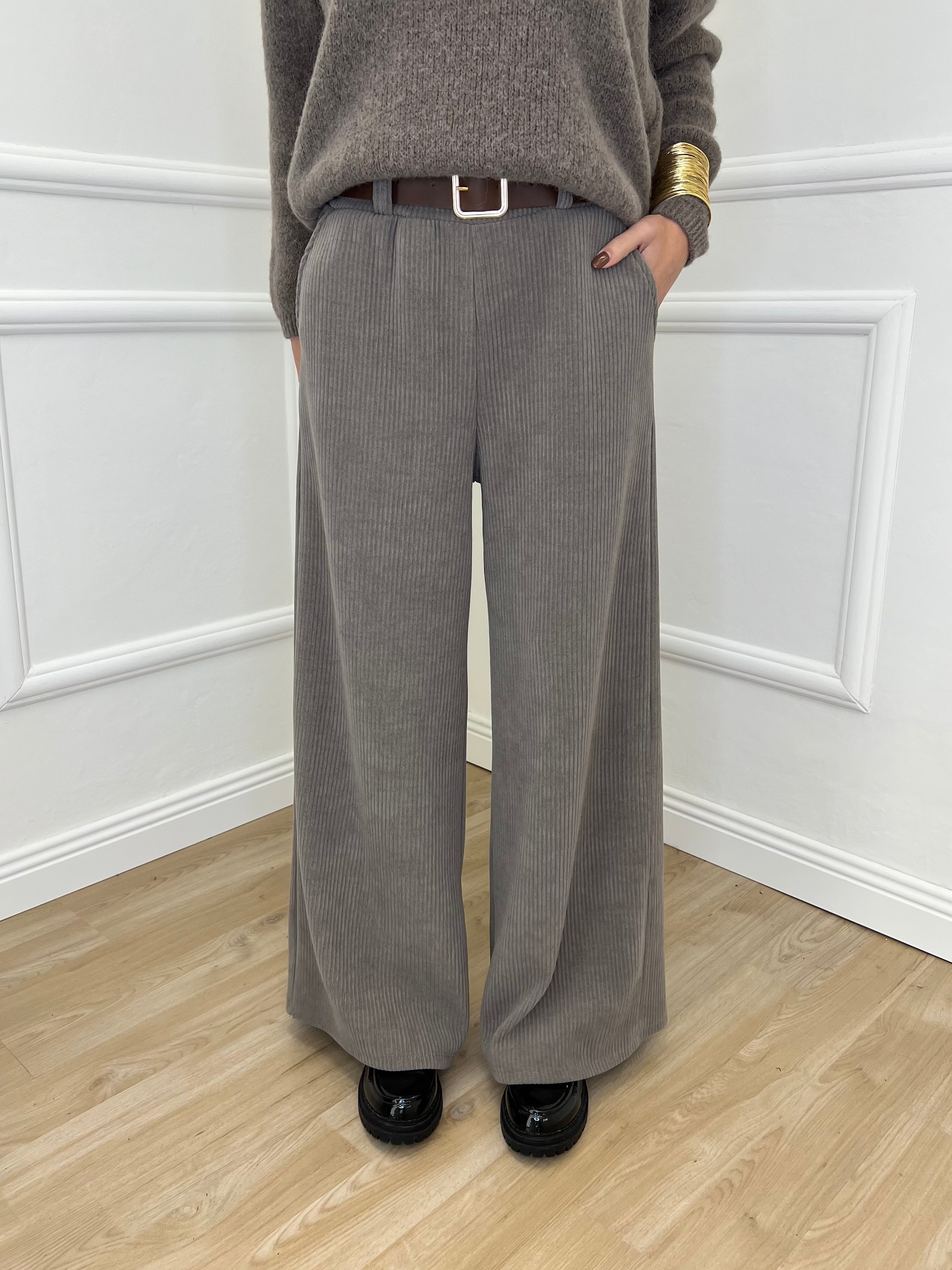 Pantalone Corduroy 6156 Taupe