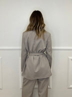 Tailleur Con Cintura 51025 Taupe