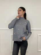 Lupetto Cristalli 28137 Grigio