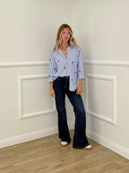 Jeans Flare 1536 Blu