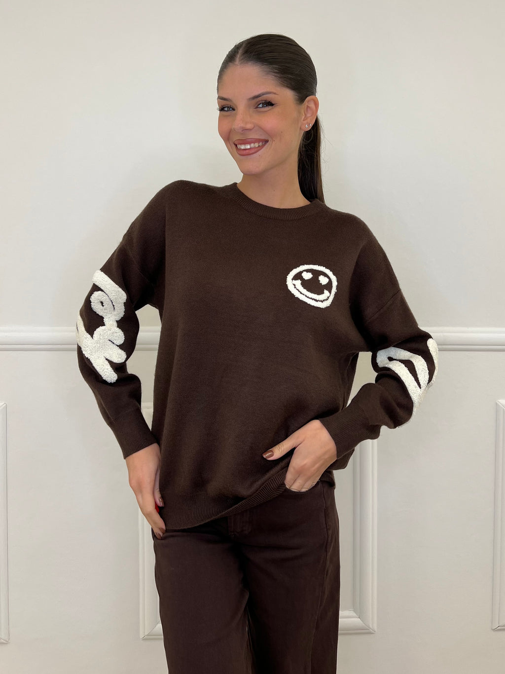 Maglia Smile 4982566 Caffè