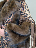 Pelliccia Animalier Frange DL30100