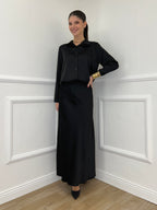 Camicia Satin 1081 Nero