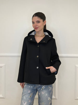 Giacca Neoprene Nido D'ape 26289 Nero