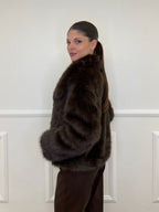 Pelliccia Doppiopetto Y0238 Moro