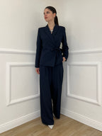 Tailleur con Fiocco 570851 Blu