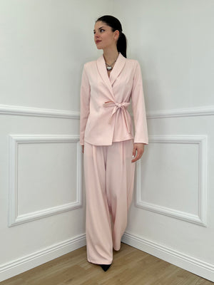 Tailleur con Fiocco 570851 Rosa