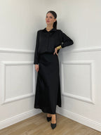 Camicia Satin 1081 Nero
