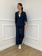 Blazer Chambray 2418 Blu