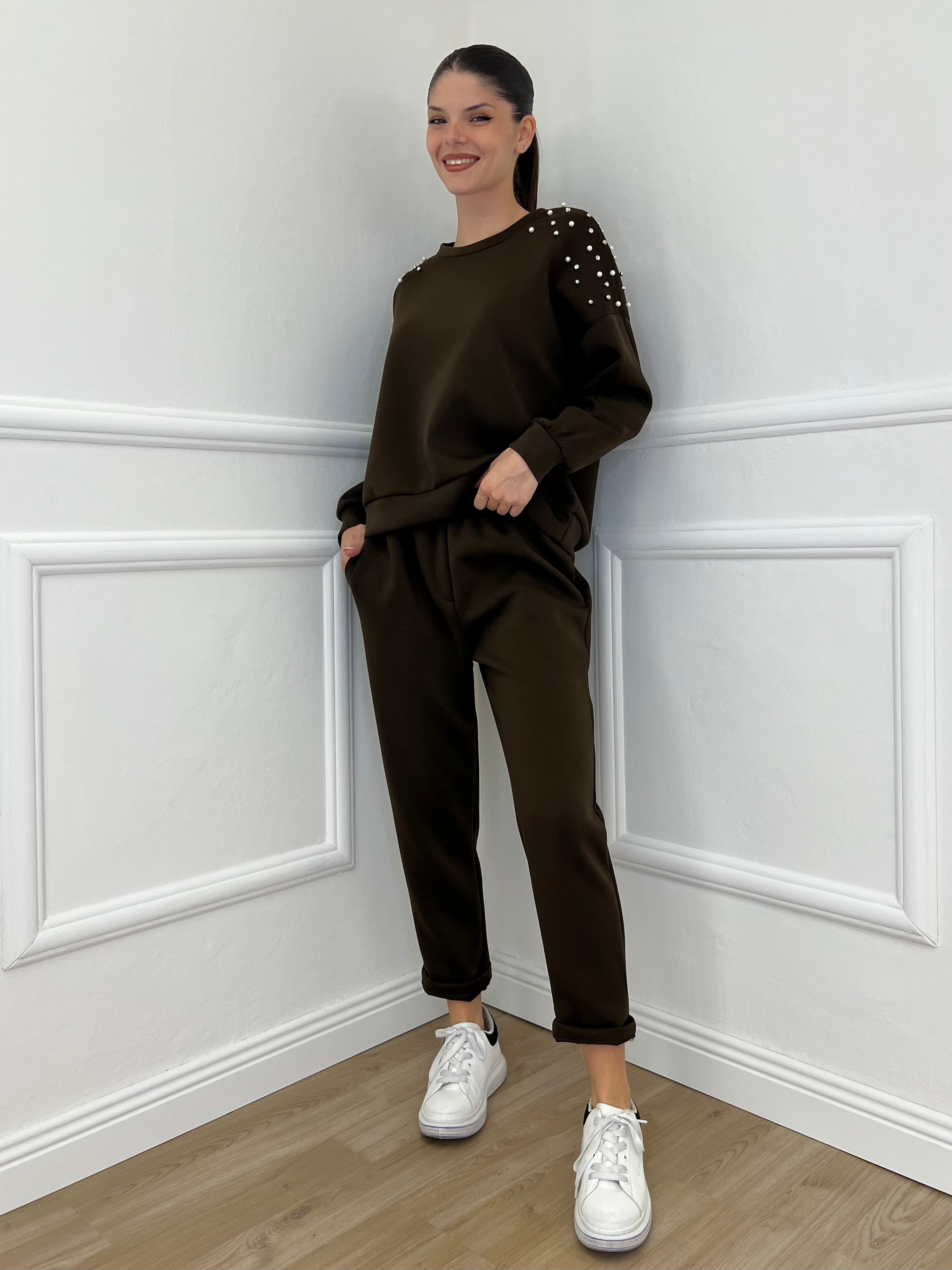 Pantalone Felpa 2252 Caffè - Bazar Abbigliamento