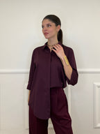 Camicia Over 50320 Burgundy