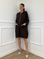 Maxi Sweatshirt 41875 Coffee