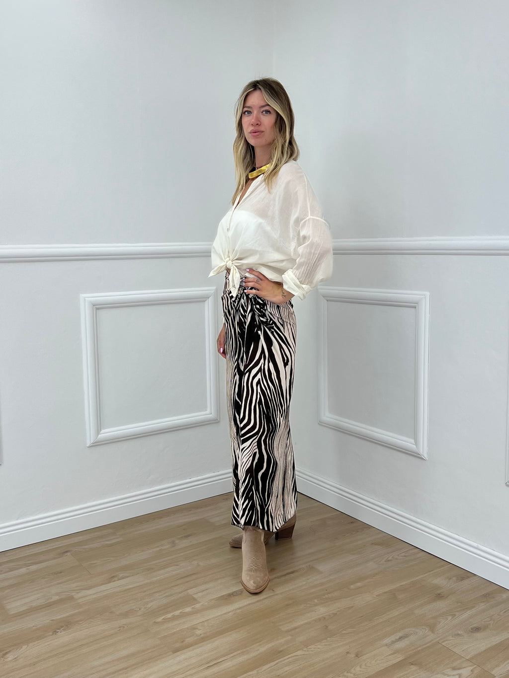 Gonna Pareo Zebra 199-765 Marrone