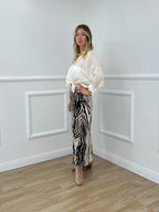 Gonna Pareo Zebra 199-765 Marrone