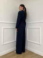 Tailleur con Fiocco 570851 Blu