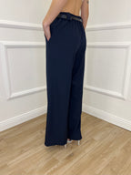 Pantalone Gabardine Straight Fit 8799 Blu