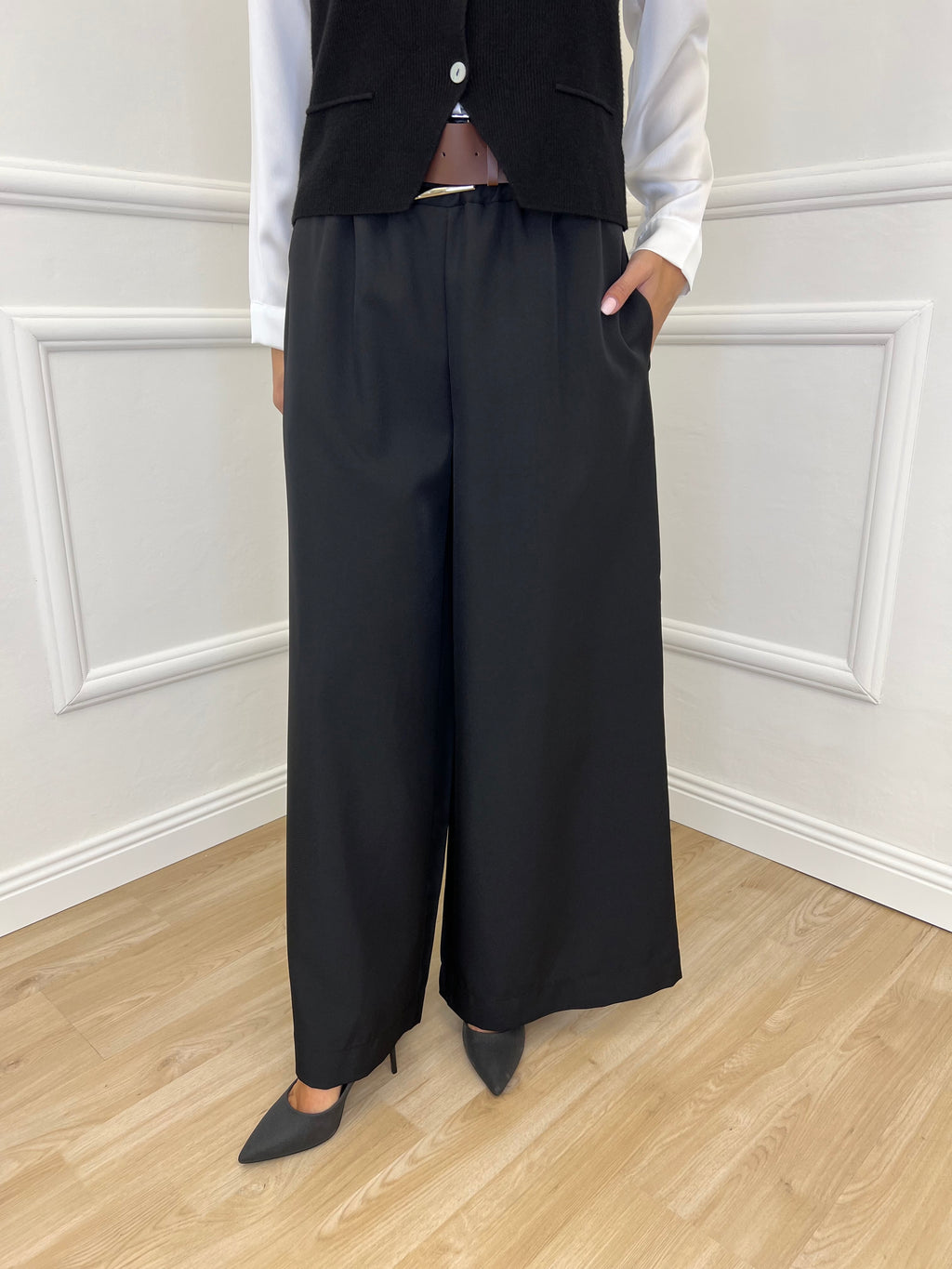 Panta Palazzo 18786 Nero